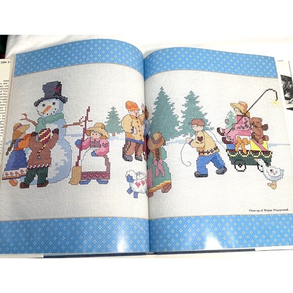 The Vanessa-Ann Collection "All Through The House" Christmas Cross Stitch Book - Picture 3 of 4